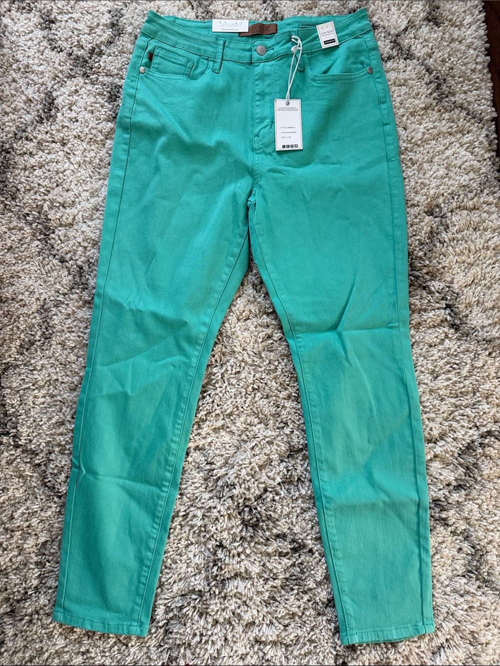Judy Blue Teal Skinny Jeans